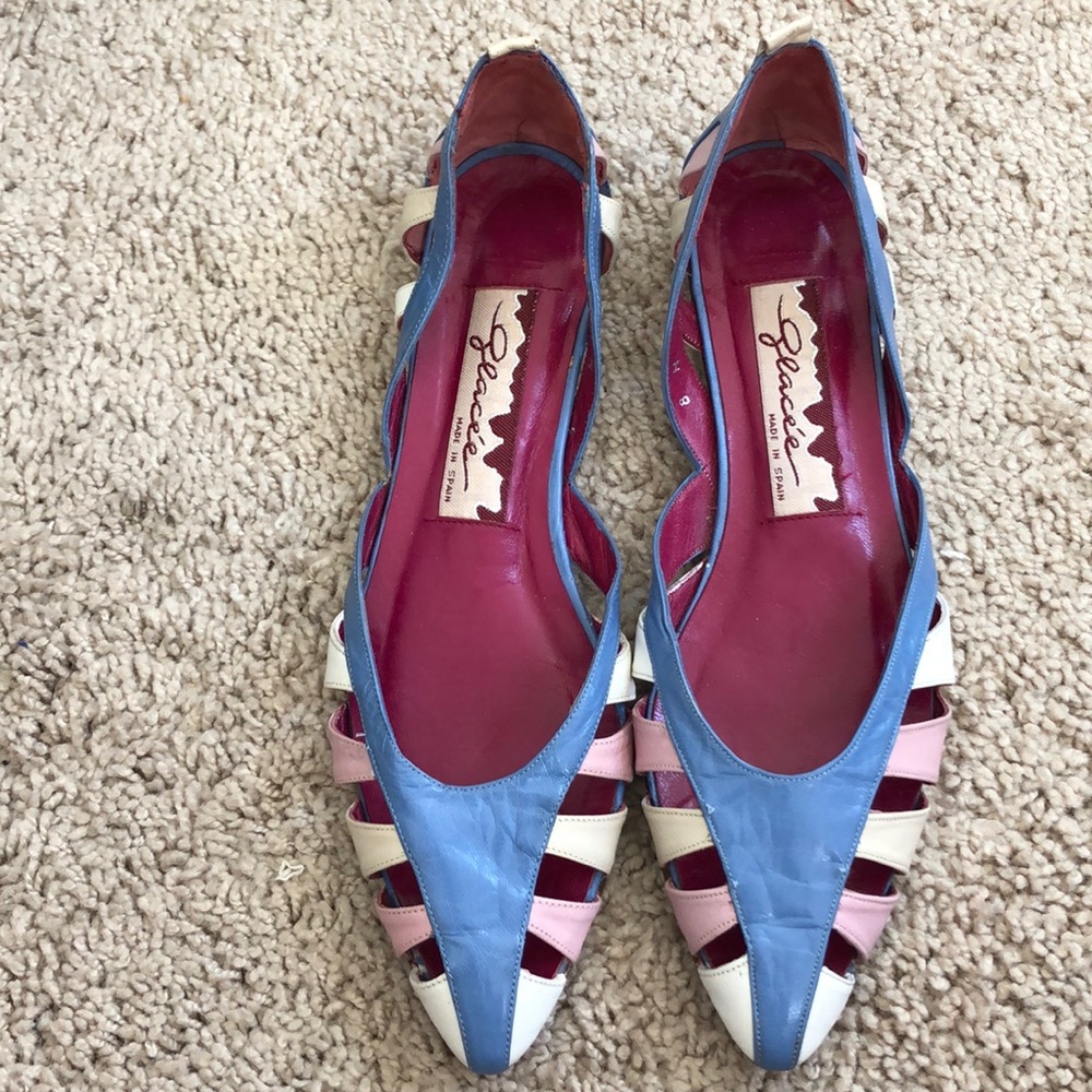 Vintage Glacee Flats Made in Spain